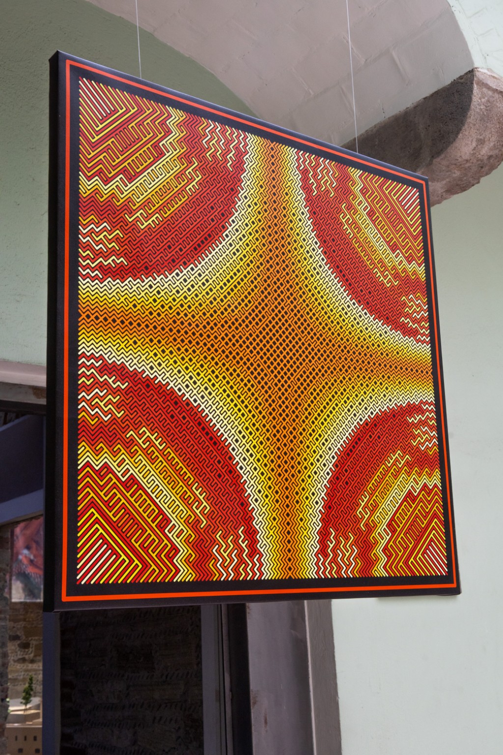 El Sol de Cuatro Rumbos, obra manifiesto visual de Cymaticon